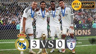 Real Madrid vs Pachuca | 3-0 | Extended highlights and goals | Fifa intercontinental Cup 2024