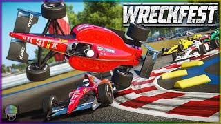 *NEW* 90s F1 MOD! FRENCH GP MADNESS | Wreckfest