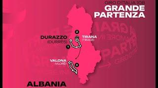 Giro d'Italia 2025 | Grande Partenza Albania | Il Percorso