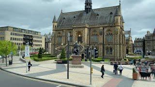 󠁧󠁢󠁳󠁣󠁴󠁿Bus tour no 28 from Lochee to Dundee city center Scotland|on the way by moo family