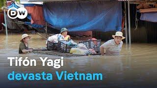 Al menos 59 personas murieron en Vietnam a causa de inundaciones y desprendimientos de tierra