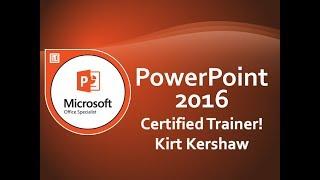 Microsoft PowerPoint 2016 Tutorial for Beginners - How To Use PowerPoint Part 1