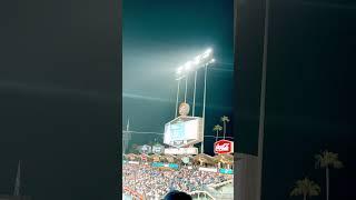 Dodger Stadium. The seventh inning!!! Let’s go Dodgers!!!