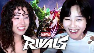 Pokimane & 39daph Play Marvel Rivals (ft. Hyoon & More...)