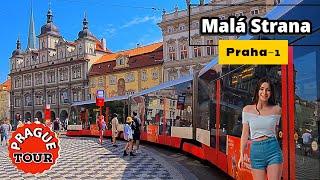 The historical and modern center of one of the most picturesque areas of Prague/Walking tour