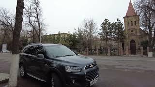 Walking in Tashkent. Sadik Azimov Street. German Evangelical Lutheran Church