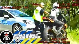 POLICJA W AKCJI #67 - Pościgi Polskiej policji, motocyklista, skradzione Audi, piraci z Forda Focusa