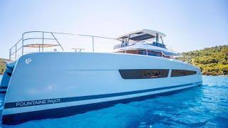 Fountaine Pajot 67 Power Catamaran 2023 Walkthrough (with missing footage)