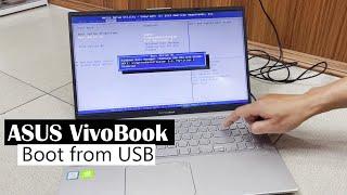 How to boot ASUS laptop from USB drive