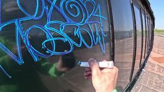 Graffiti test with Wekman HandMixed ART Solid marker