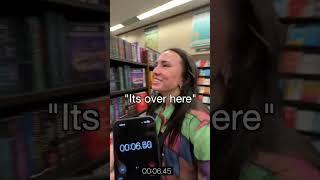 30 second book shopping challenge