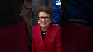 Billie Jean King Honored with Hollywood Walk of Fame Star ⭐ | DRM News | AD1Z