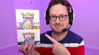 2 Pokemon Booster Boxes! Surging Sparks and Stellar Crown!