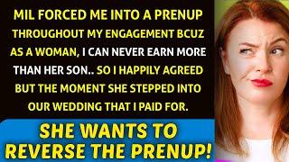 My MIL Pushed Me Into a Prenup During My Engagement, Believing Women Could Never Earn More"