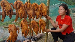 Process of making smoked duck and selling it to villagers | Trieu Thi Lieu