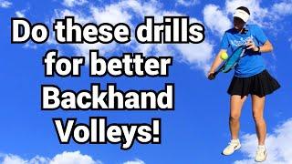 How to hit a backhand volley in tennis