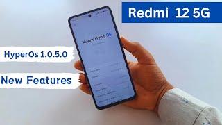 Redmi 12 5G HyperOs 1.0.5.0 Update New Features | Poco M6 Pro 5G HyperOs 1.0.5.0 Update New Features