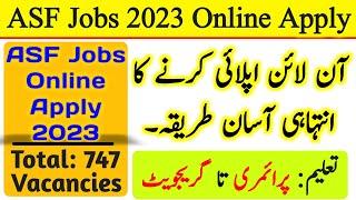 ASF Jobs 2023 | How to apply asf 2023 online |  Asf job apply online