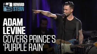 Adam Levine Performs "Purple Rain" at the Howard Stern Birthday Bash on SiriusXM