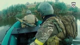 Battle Of Kherson - Belarusian Volunteers Of Ukraine's Kastus Kalinovsky Regiment Cross A River