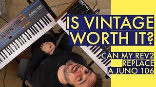 Are vintage synths worth it? Roland Juno 106 vs Dave Smith Prophet Rev2