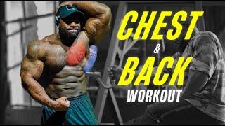 Taking you through my chest + back workout