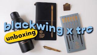 Blackwing x TRAVELER’S COMPANY TRAVELER’S notebook Unboxing ️ JOBSJOURNAL