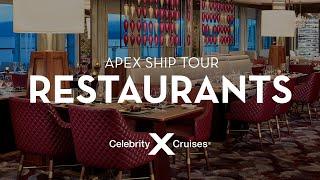 Restaurants on Celebrity Apex