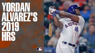 All of 2019 AL Rookie of the Year Yordan Álvarez's home runs!