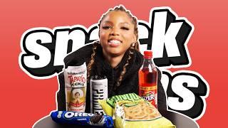 Chloe Bailey Compares British and American Snacks | Snack Wars