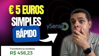 NOVO! Ysense Pagando Em Euros No PayPal. Muito FÁCIL