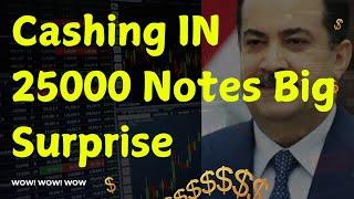 Iraqi Dinar-Sudani Big Surprise Dinar New Rate Establish Cashing IN 25000 Notes 