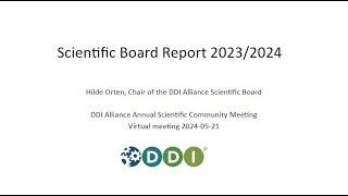 DDI Alliance Annual Meeting of the Scientific Community (May 2024)