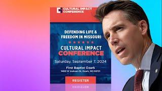 Josh Hawley Speaks at Cultural Impact Conference in Ozark, MO