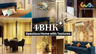 Modern interior design | 4 bhk flat | Best Interior Designer in Pune | Kams Designer Zone