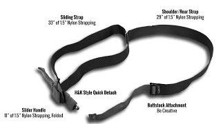 How to make a 2-Point Tactical Sling - DIY