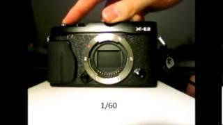 Slow Motion Fuji X-E2 Shutter