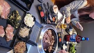 ALESSANDRA LIU korean BBQ in LA :)  hungry?
