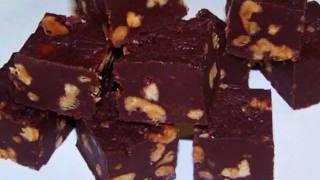 How to make Fudge - Dark Chocolate Walnut Fudge - Naturally Gluten Free