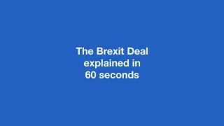 The Brexit deal explained in 60 seconds