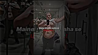 meine khudko waha se uthaya hai.... #motivation #attitudeboy #video #fittnes #shots #gym #virlvi