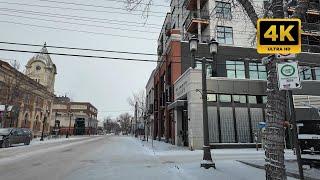 Winter in Edmonton - Calgary Trail South, Old Strathcona Edmonton, Canada