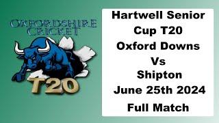 ODCC vs Shipton under Wychwood CC Oxfordshire T20 - Live cricket stream with commentary