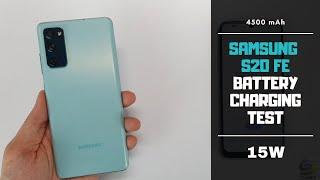 Samsung Galaxy S20 FE Battery Charging test 0% to 100% | 15W fast charger 4500 mAh