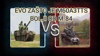 Bosanski vs Srpski glavni borbeni tenk!/M60A3TTS vs M-84