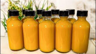 Ginger Turmeric immune boosting, anti inflammatory wellness shots (in a blender)