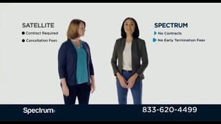 Spectrum TV + Internet TV Commercial, 'Comparison Speeds: Satellite'