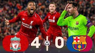 Liverpool 4-0 Barcelona UCL Semi finals 2019 - greatest comeback