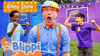 Team Blippi vs Team Meekah Race to the Finish! Blippi Game Show | Episode 2