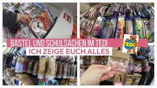 SCHUL UND BASTELSACHEN IM TEDI